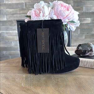Koolaburra Black Fringe festival boots